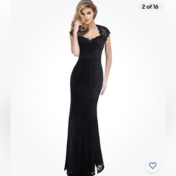 VFSHOW Elegant Sweetheart Neck High Split Formal Evening Wedding Party - Picture 1 of 16